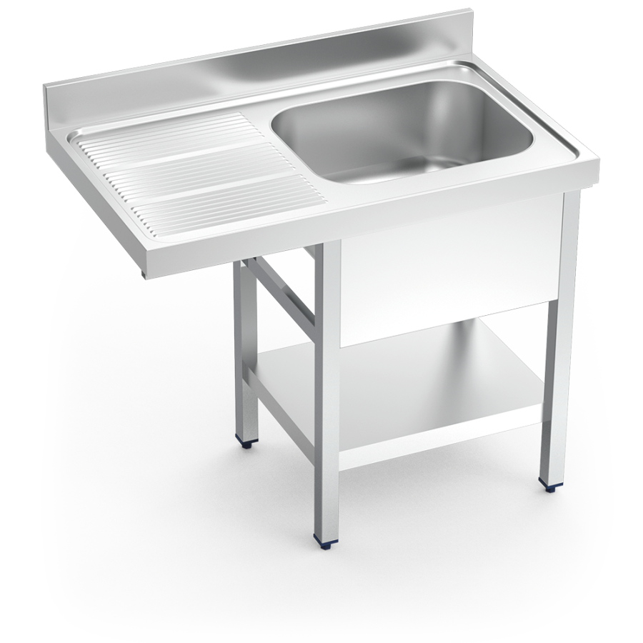 Fricosmos Fregadero Inox Lavavajillas 1 Cubeta y Escurridor