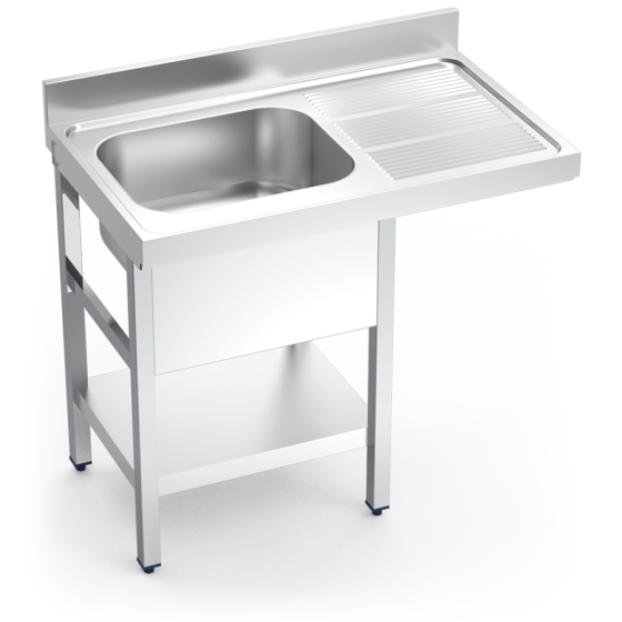 Fricosmos Fregadero Inox Lavavajillas 1 Cubeta y Escurridor