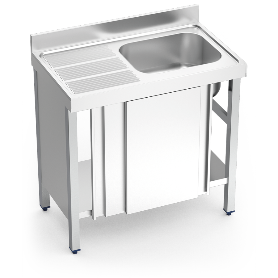Fricosmos Fregadero Inox Serie 700 con Puertas Correderas
