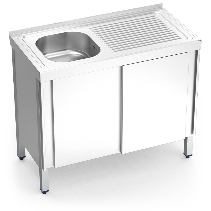 Fricosmos Fregadero Inox Serie 500 con Puertas Correderas