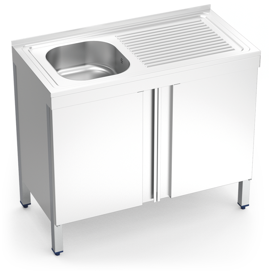 Fricosmos Fregadero Inox Serie 500 con Puertas Abatibles