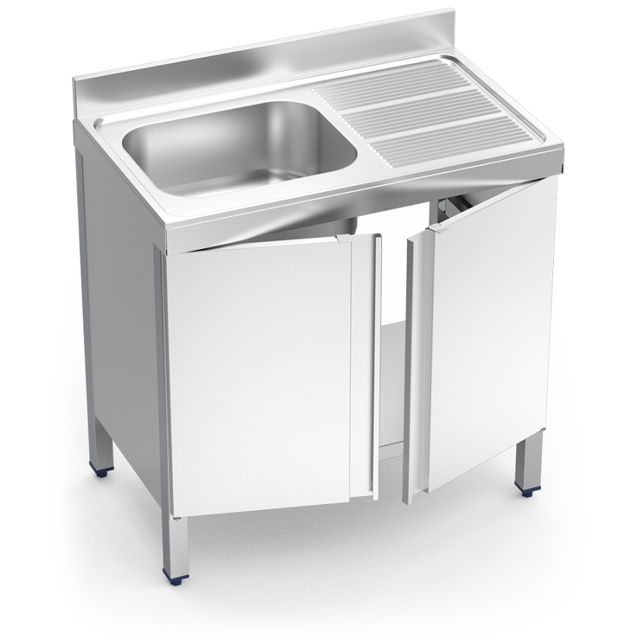 Fricosmos Fregadero Inox Serie 700 con Puertas Abatibles