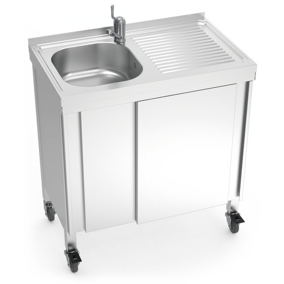 Fricosmos fregadero portátil automático agua fría y caliente