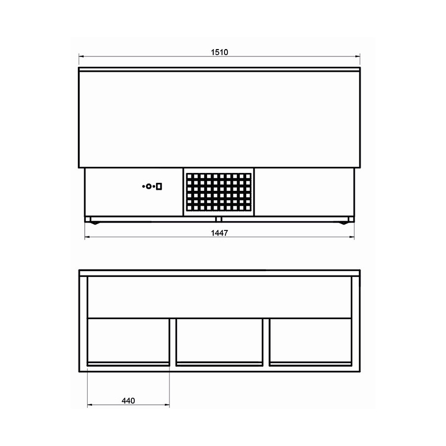 Enfriador de botellas EBE-150-I