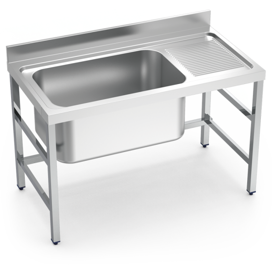 Fricosmos Fregadero Inox Gran Capacidad 1 Cubeta y Escurridor