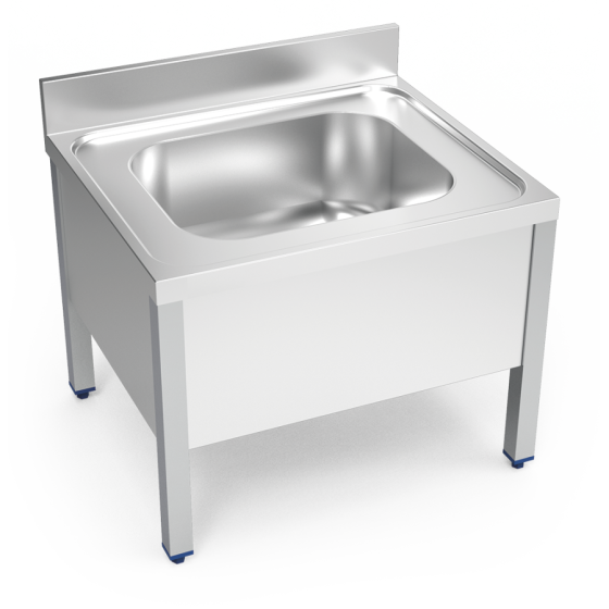 Fricosmos Fregadero inox vertedero 1C 700x600x550 mm