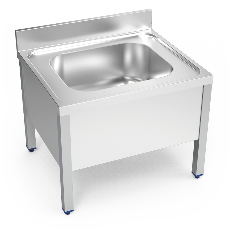 Fricosmos Fregadero inox vertedero 1C 700x600x550 mm
