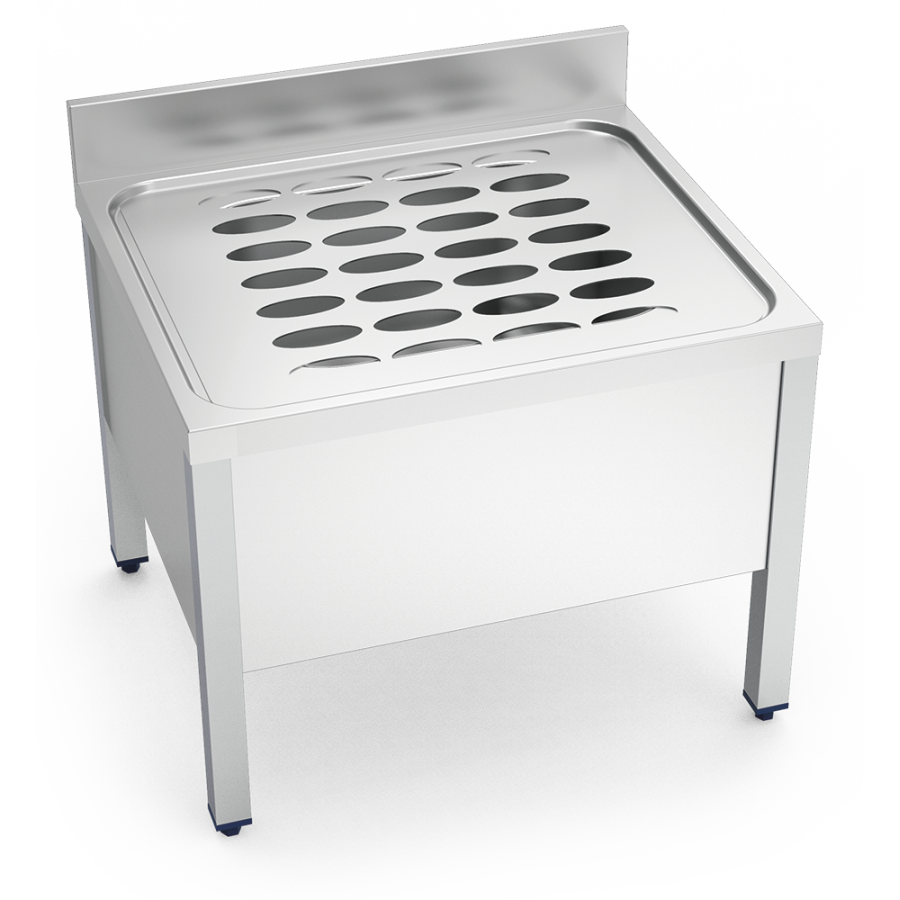 Fricosmos Fregadero inox vertedero 1C 700x600x550 mm