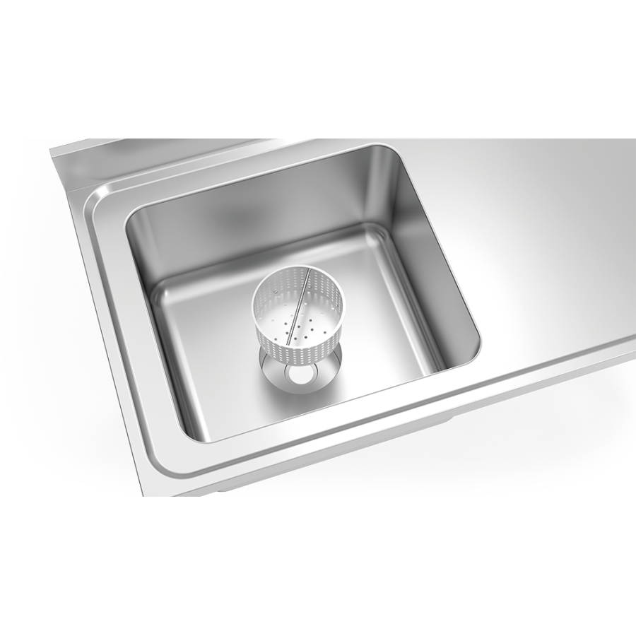 Fricosmos Fregadero Inox para Escayolas con Cubeta Izquierda