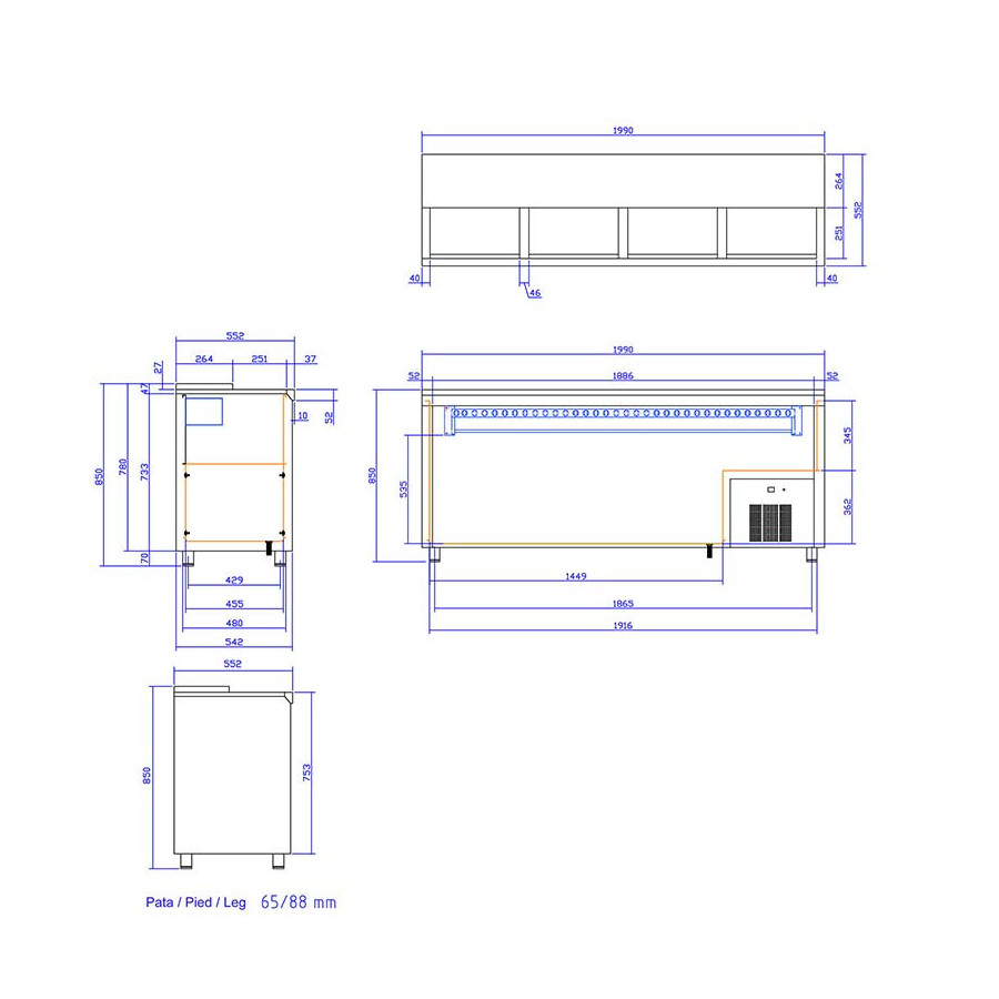 Enfriador de botellas EB-200-I