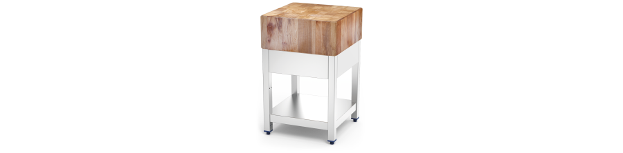 Tajos De Madera Con Base Inox